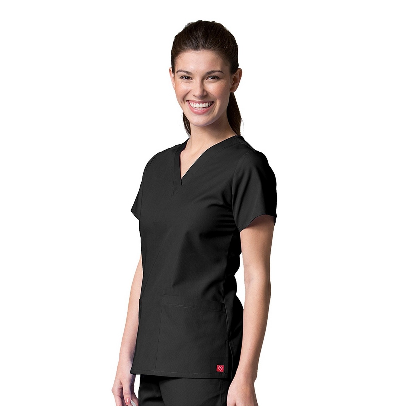 1716 RED PANDA - V-Neck Two Pocket Top