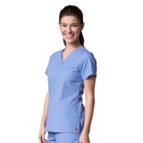 1716 RED PANDA - V-Neck Two Pocket Top