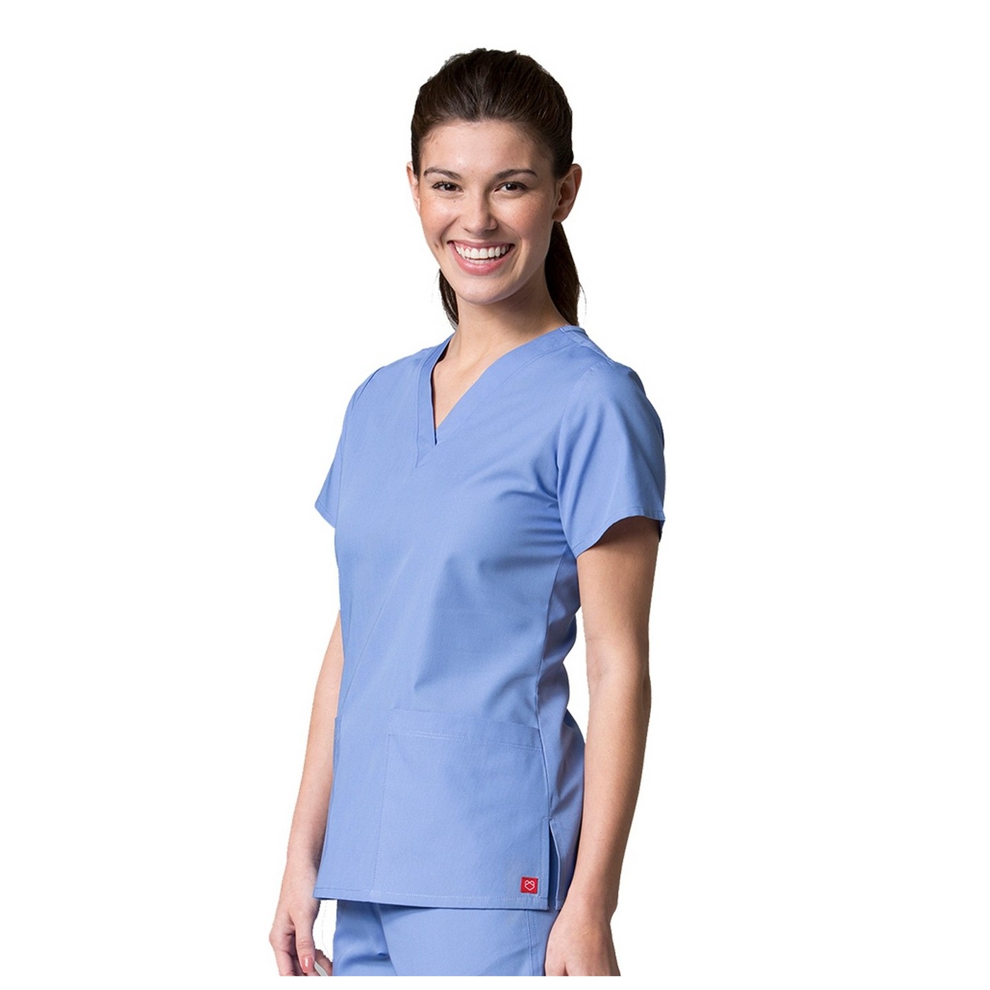 1716 RED PANDA - V-Neck Two Pocket Top