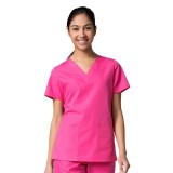 1716 RED PANDA - V-Neck Two Pocket Top