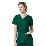 1716 RED PANDA - V-Neck Two Pocket Top