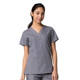 1716 RED PANDA - V-Neck Two Pocket Top