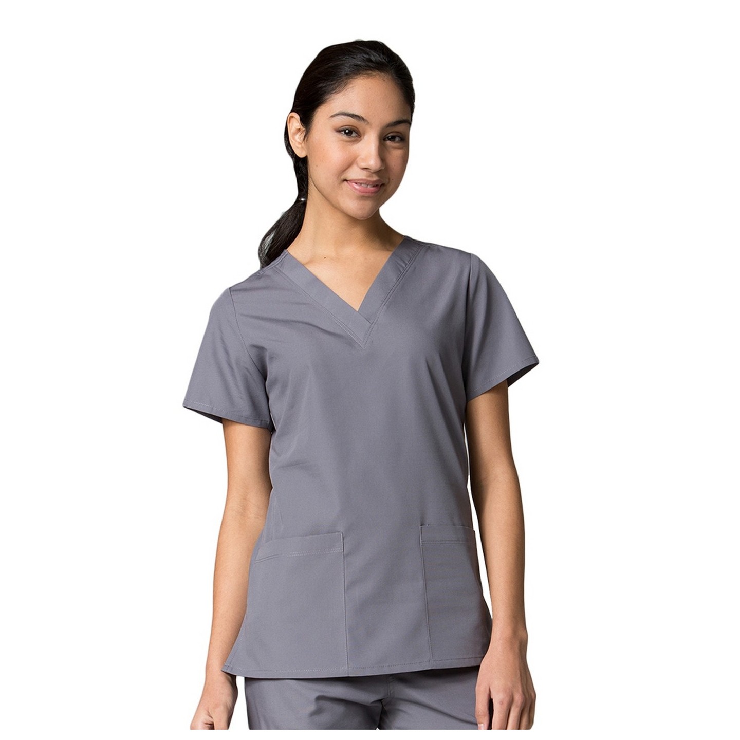 1716 RED PANDA - V-Neck Two Pocket Top