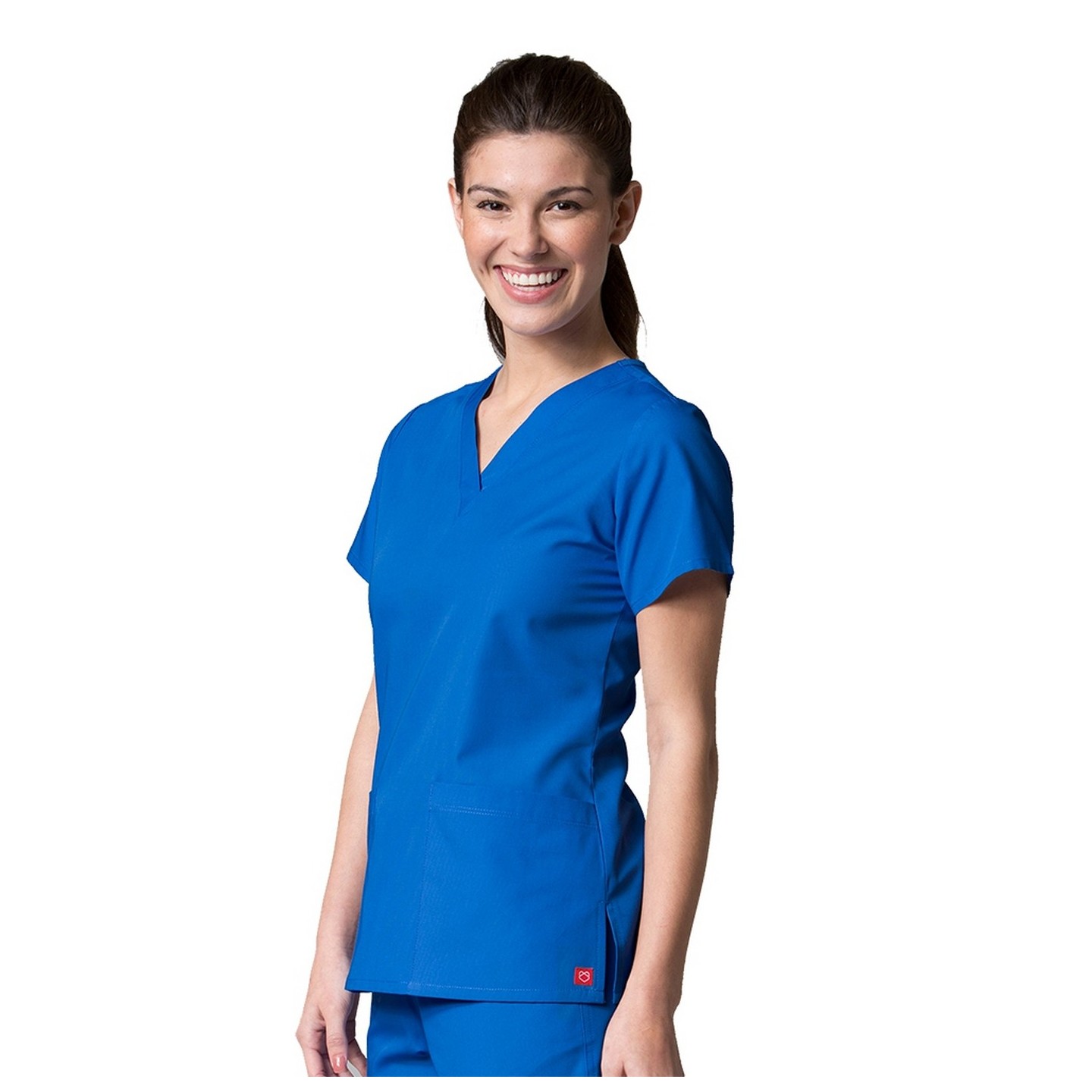 1716 RED PANDA - V-Neck Two Pocket Top