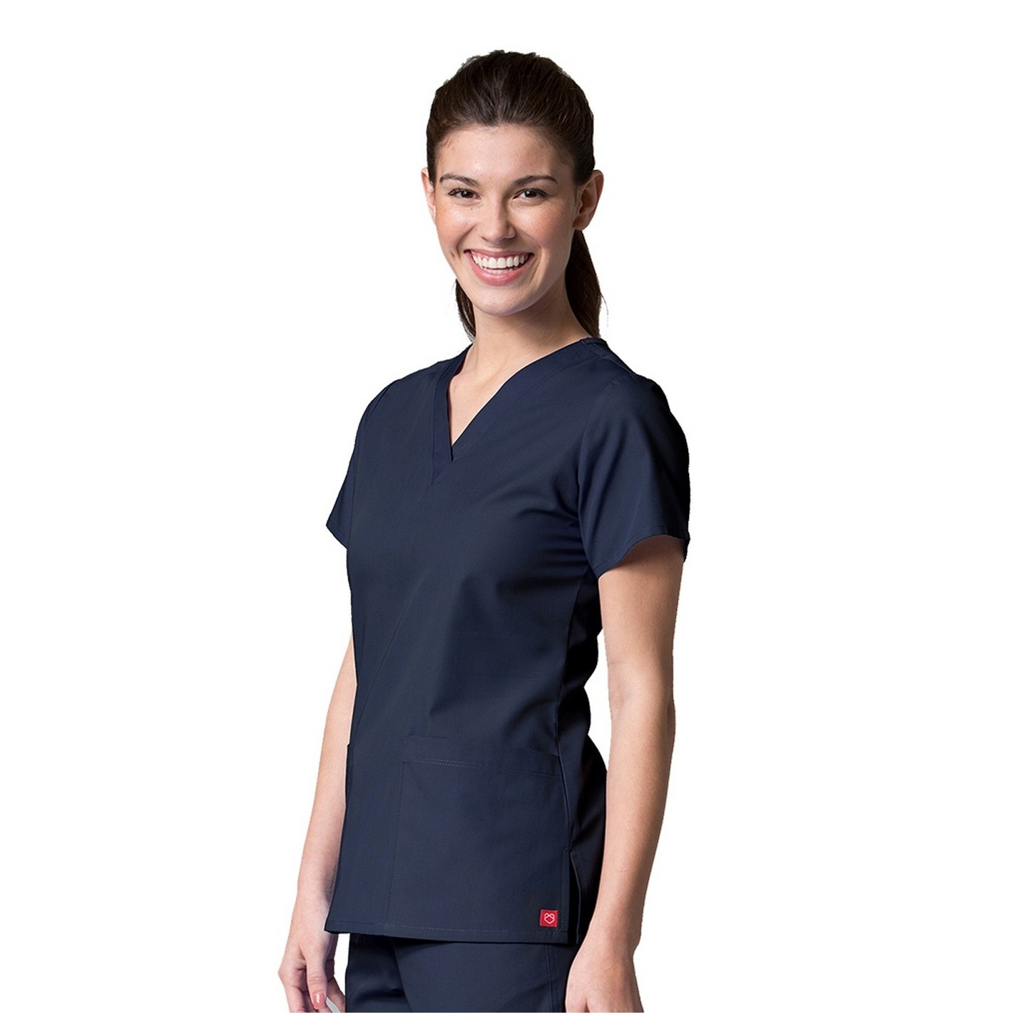 1716 RED PANDA - V-Neck Two Pocket Top