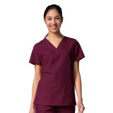 1716 RED PANDA - V-Neck Two Pocket Top