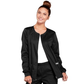 4315 Workwear Core Stretch Veste Zippée à Col Rond de Cherokee