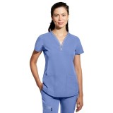 2274 Healing Hands HH360 Sonia Reflective Y-Neck Zip Top 