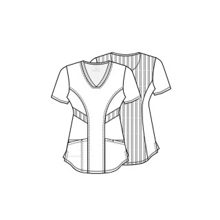 Top col V - Cherokee Infinity - Antimicrobien