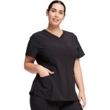 V-Neck Top - Cherokee Infinity - Antimicrobial