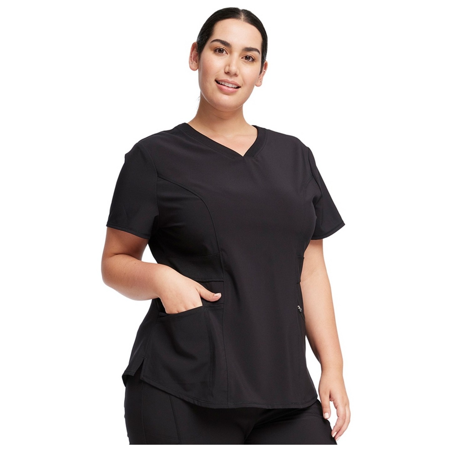 V-Neck Top - Cherokee Infinity - Antimicrobial