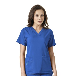 C12110 Carhartt Force Cross-Flex Women's V-Neck Tech Top