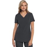 MC702 Amp 3 Pocket V-Neck Top with Flex Panels by Med Couture