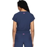 MC705 Amp Tuckable Quarter-Zip Top by Med Couture 