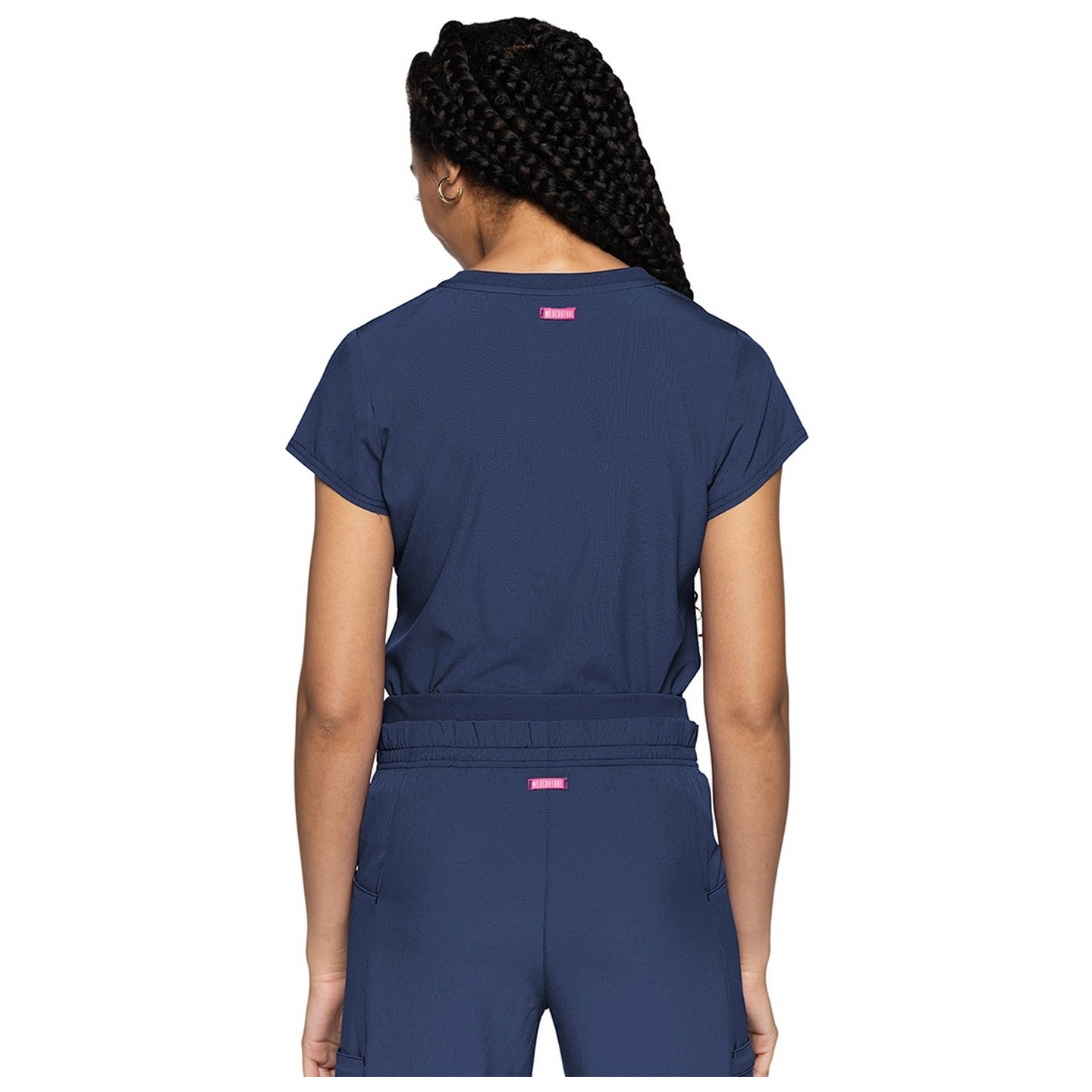 MC705 Amp Tuckable Quarter-Zip Top by Med Couture 