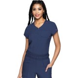 MC705 Amp Tuckable Quarter-Zip Top by Med Couture 