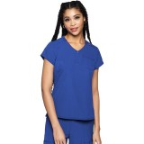 MC705 Amp Tuckable Quarter-Zip Top by Med Couture 