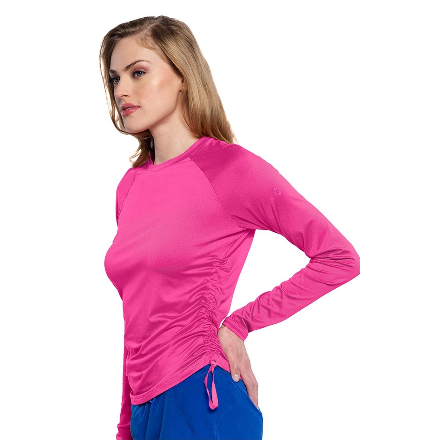 MC700 Amp Haut Underscrub Froncé Longueur Réglable à manches Longues par Med Couture