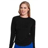 MC700 Amp Ruched Adjustable Length Long Sleeve Underscrub Top by Med Couture