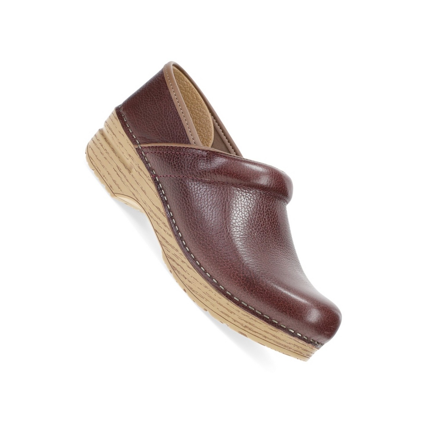 Professional Cordovan Milled Leather Clog by Dansko (Women's View)