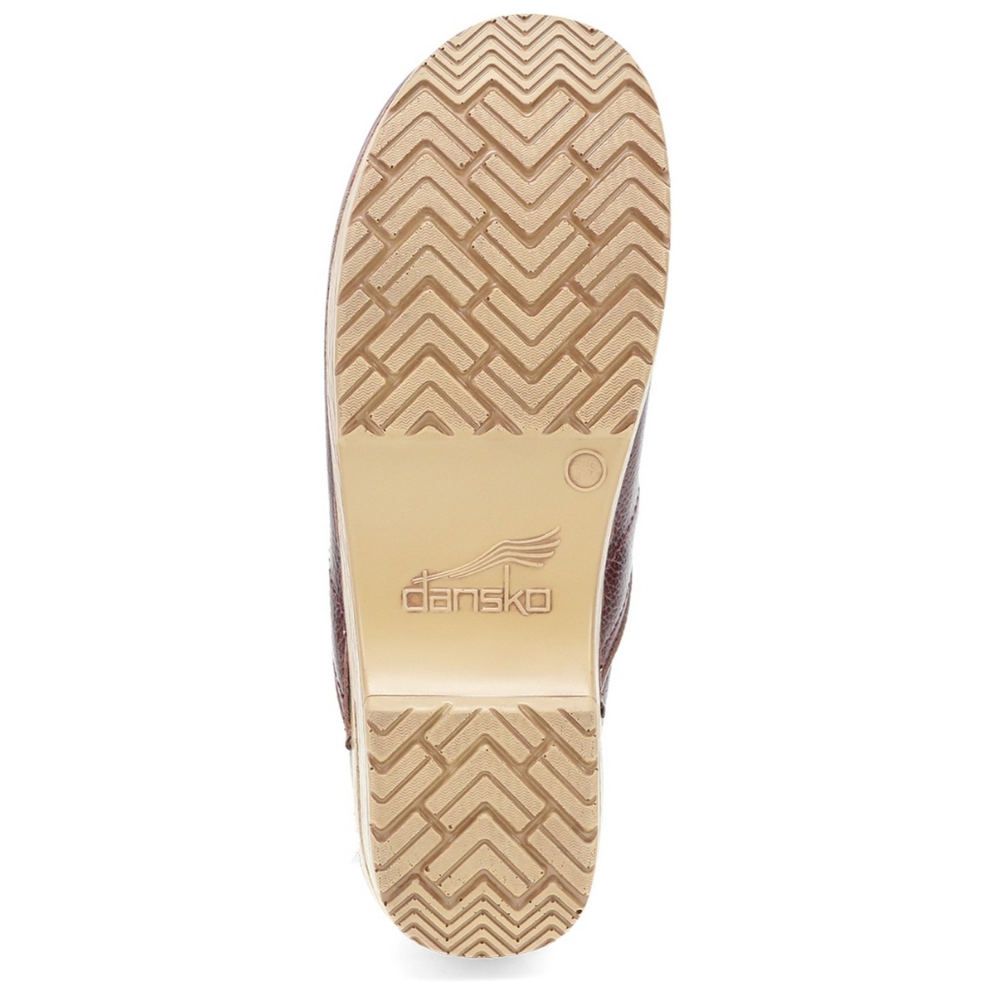 Professional Cordovan Milled Leather Clog by Dansko (Women's View)