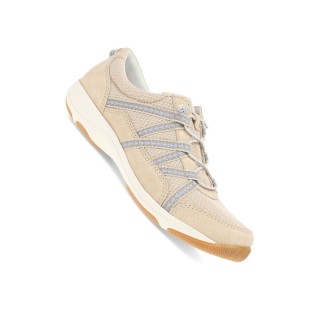 Harlyn Sand Suede Lightweight Sneaker for Women by Dansko