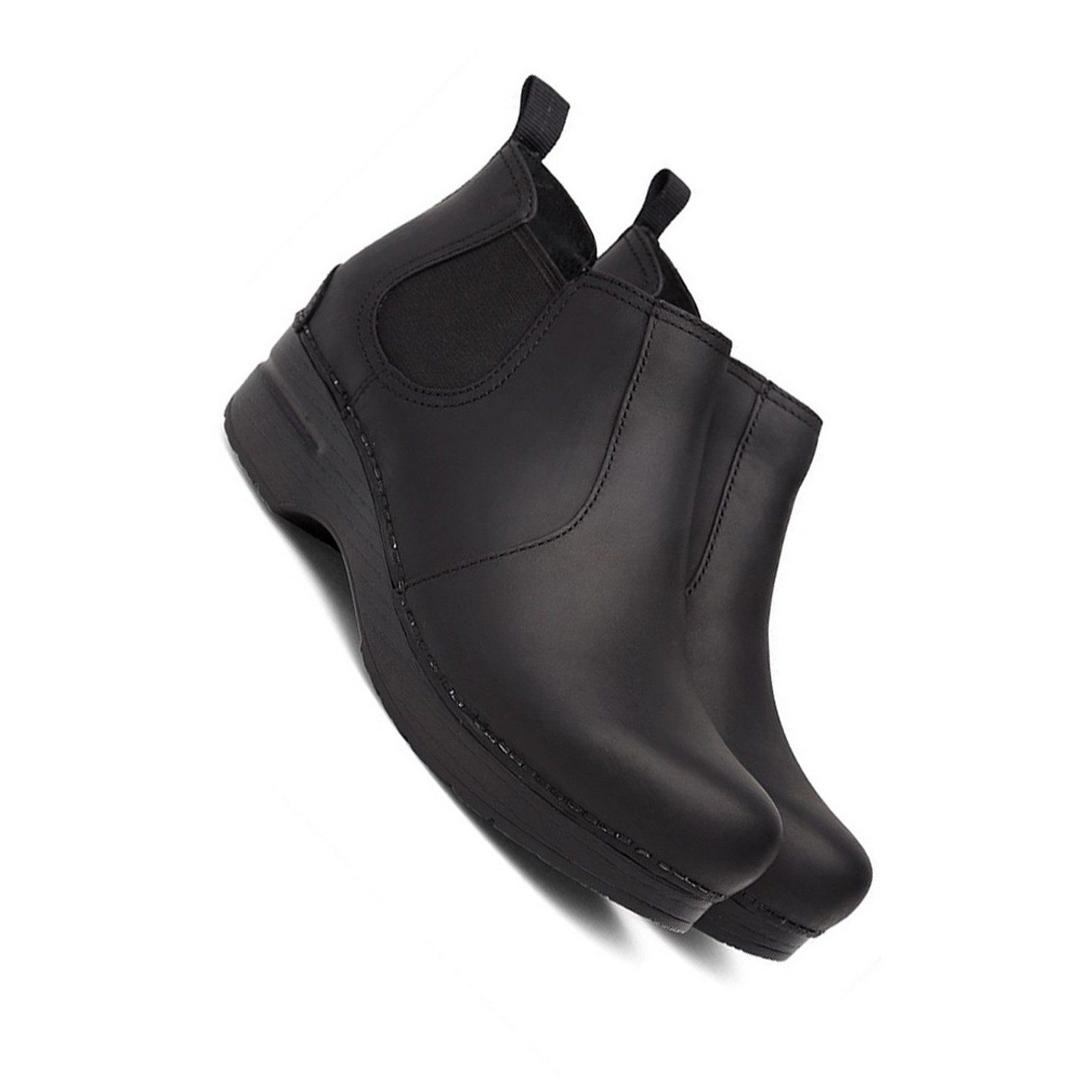 Frankie Black Oiled Leather Boot by Dansko