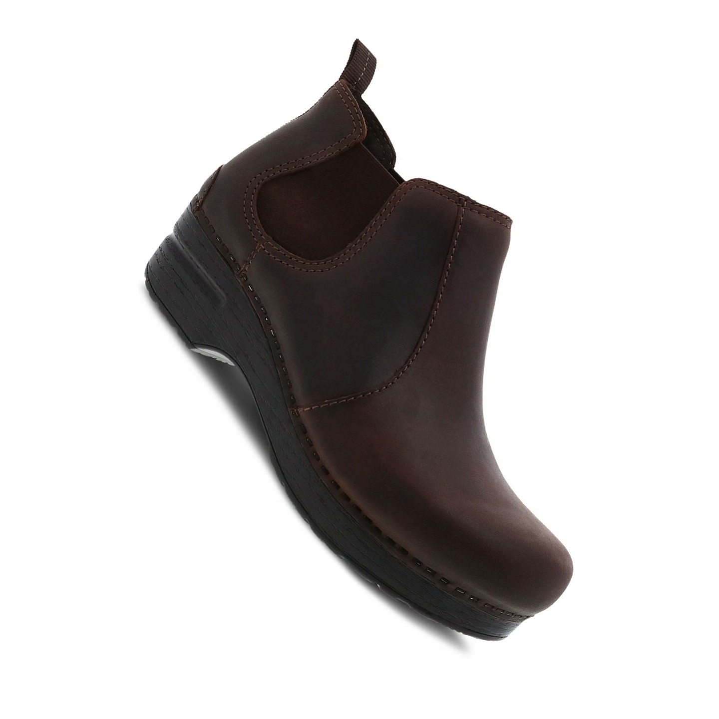 Botte Frankie Antique Brown Oiled Leather pour Femmes par Dansko