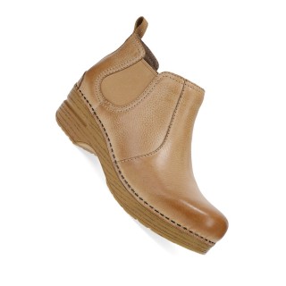 Botte Frankie Honey Distressed Leather pour Femmes par Dansko