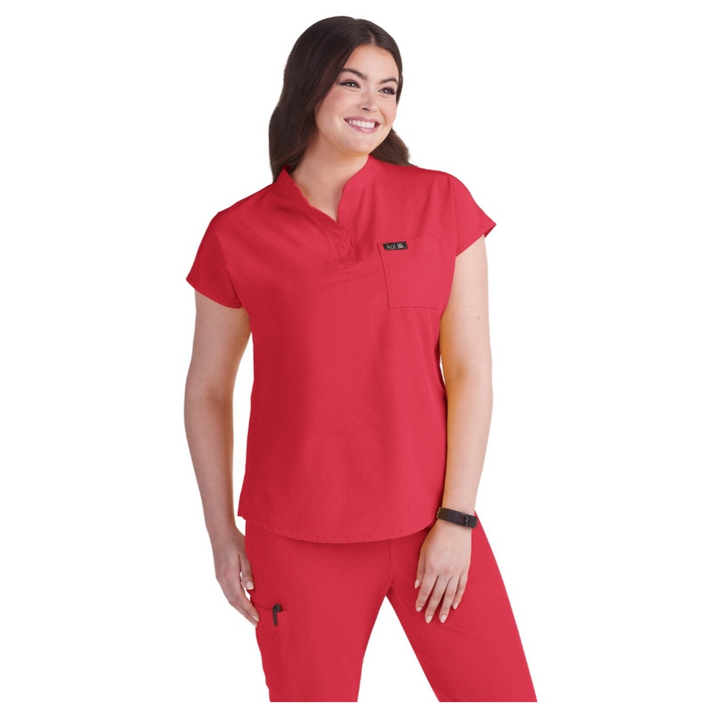 1093 koi Basics Haut Ari à Encolure Fendue 