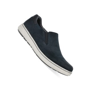 Trent Black Burnished Suede Men's Slip-On Sneaker by Dansko