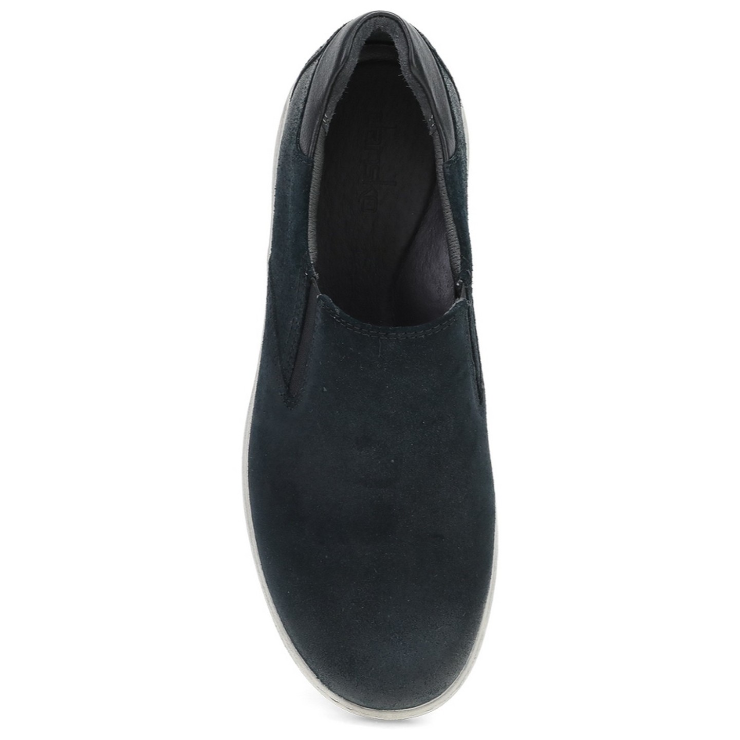 Trent Black Burnished Suede Men's Slip-On Sneaker by Dansko