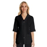 8802 Maevn SMART Half Sleeve Contrast Trim Jacket