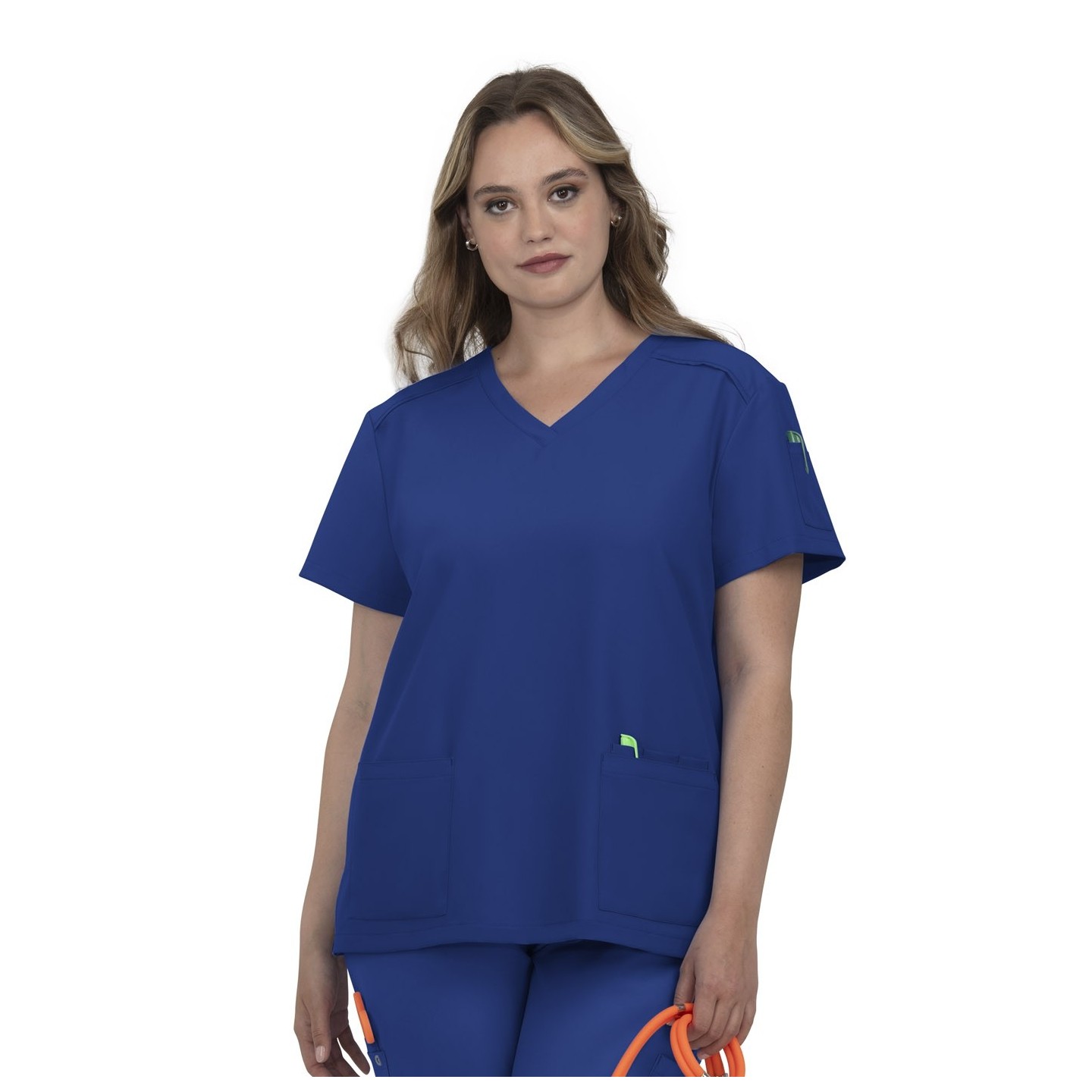 C101 Cureology Haut Cardi avec 2 Poches à Col en V par koi