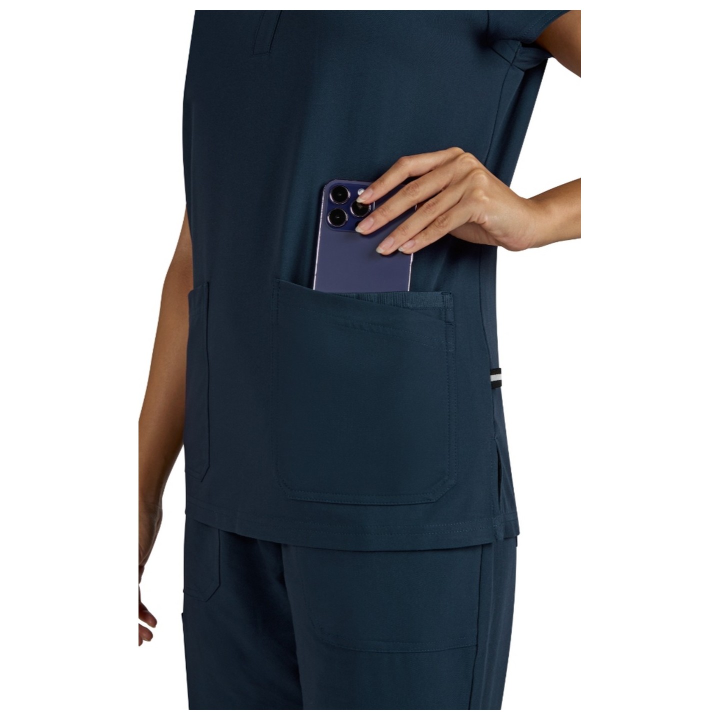 1124 koi Next Gen We Have Heart Split Neck Top