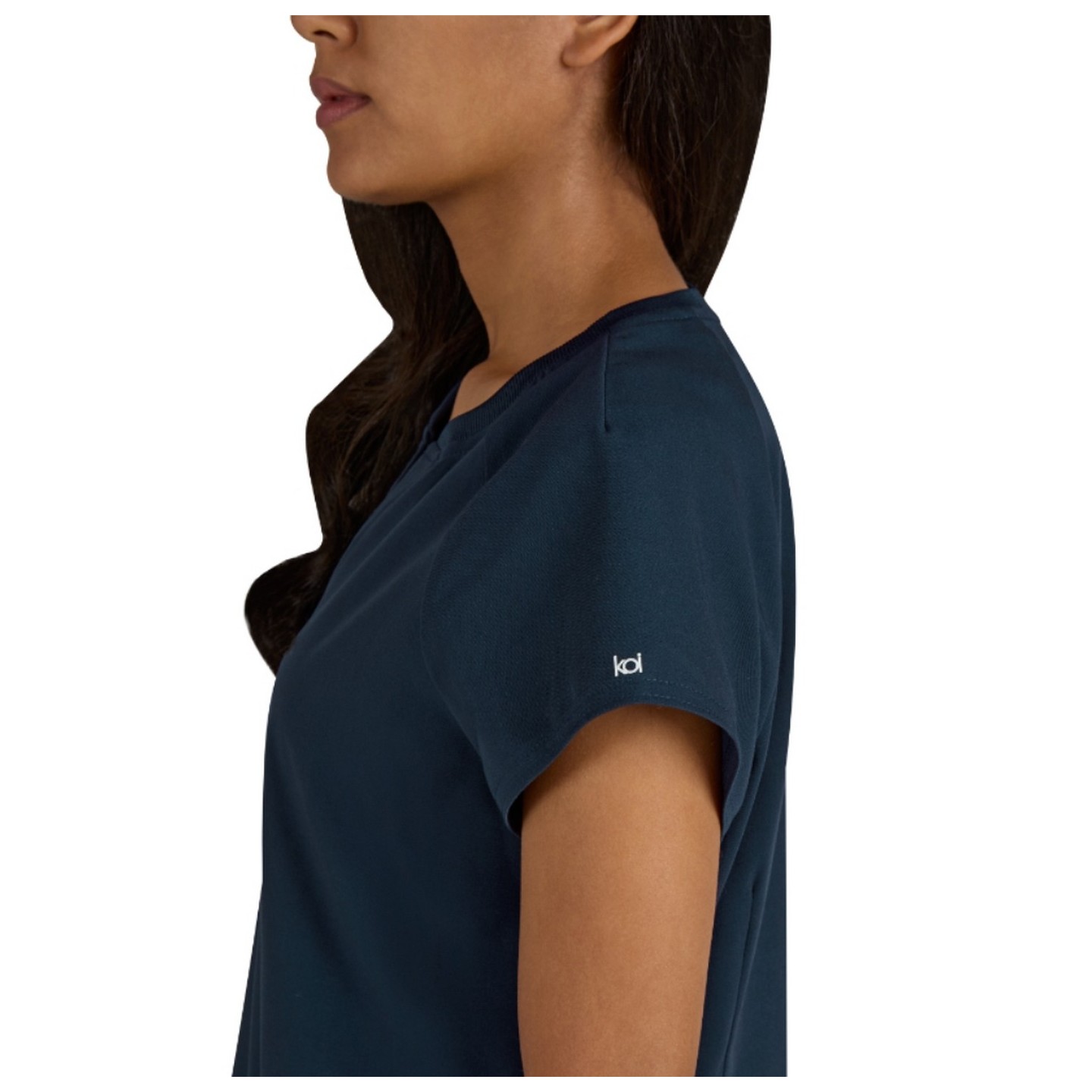 1124 koi Next Gen We Have Heart Split Neck Top