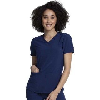 CKA685 Allura V-Neck 3 Pocket Top by Cherokee