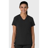 6132 Nova Flex-n-Reach 3 Pocket V-Neck Top by WINK
