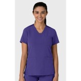 6132 Nova Flex-n-Reach 3 Pocket V-Neck Top by WINK