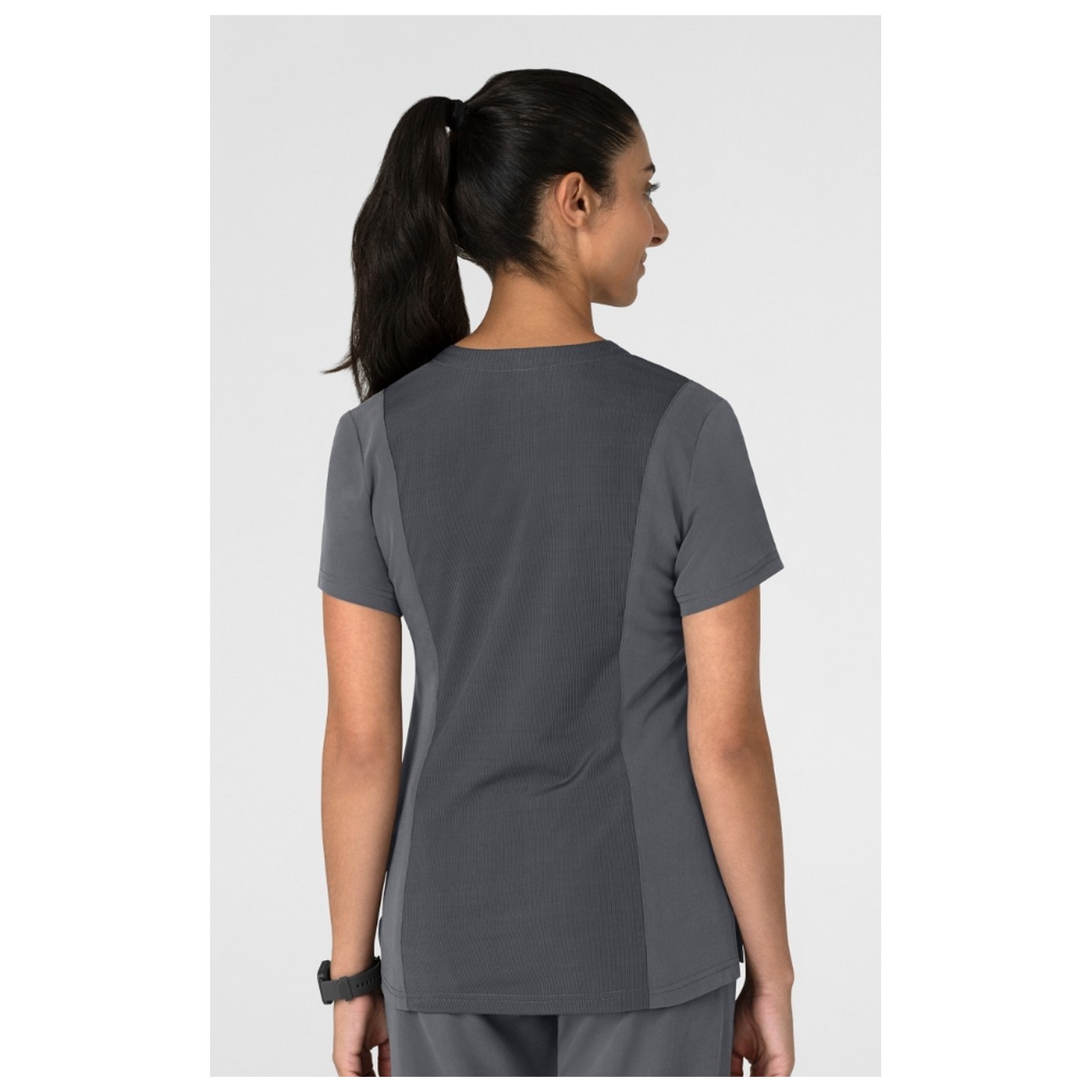 6132 Nova Flex-n-Reach 3 Pocket V-Neck Top by WINK