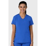 6132 Nova Flex-n-Reach 3 Pocket V-Neck Top by WINK