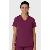 6132 Nova Flex-n-Reach 3 Pocket V-Neck Top by WINK