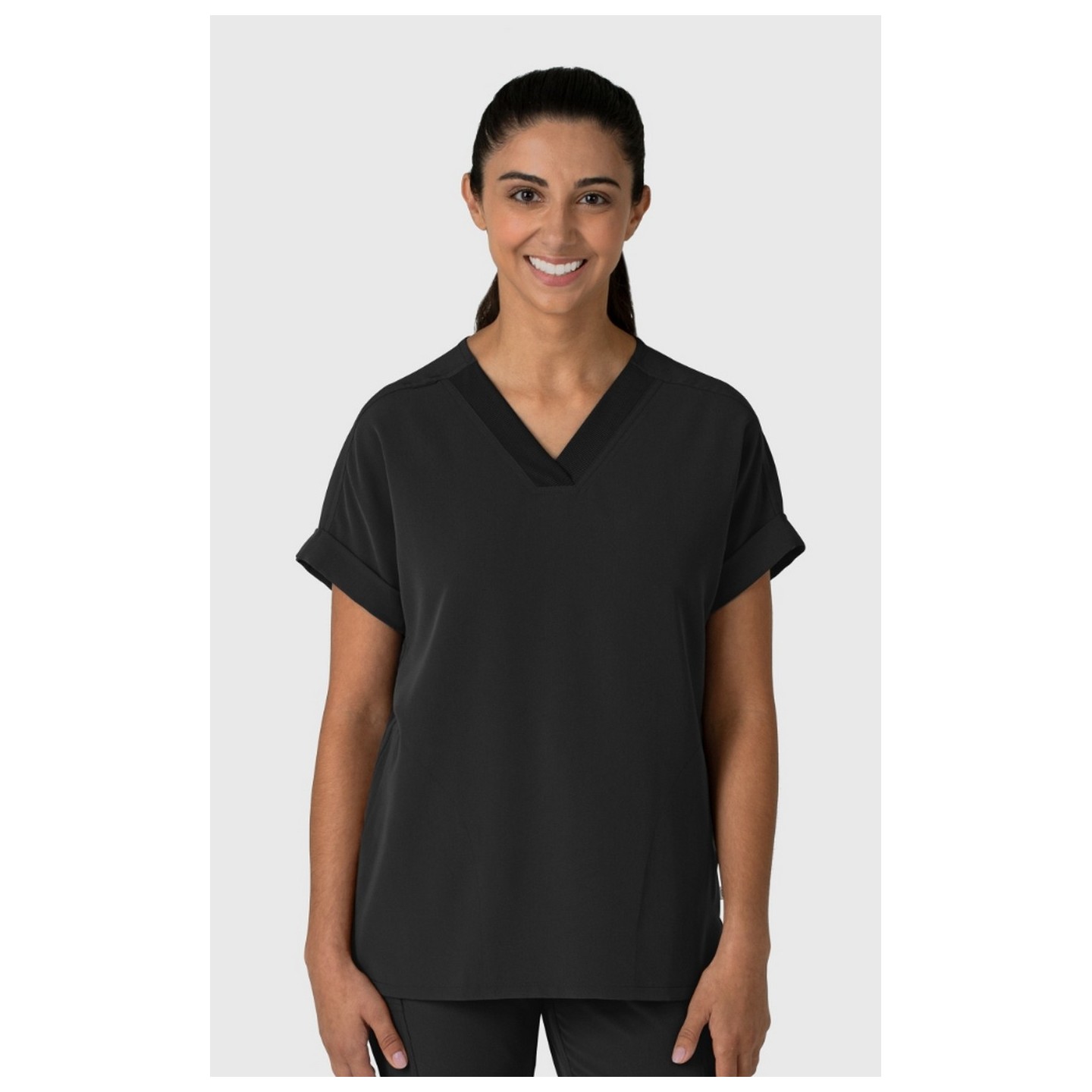 6232 Nova Drop Shoulder Boxy Top by WINK