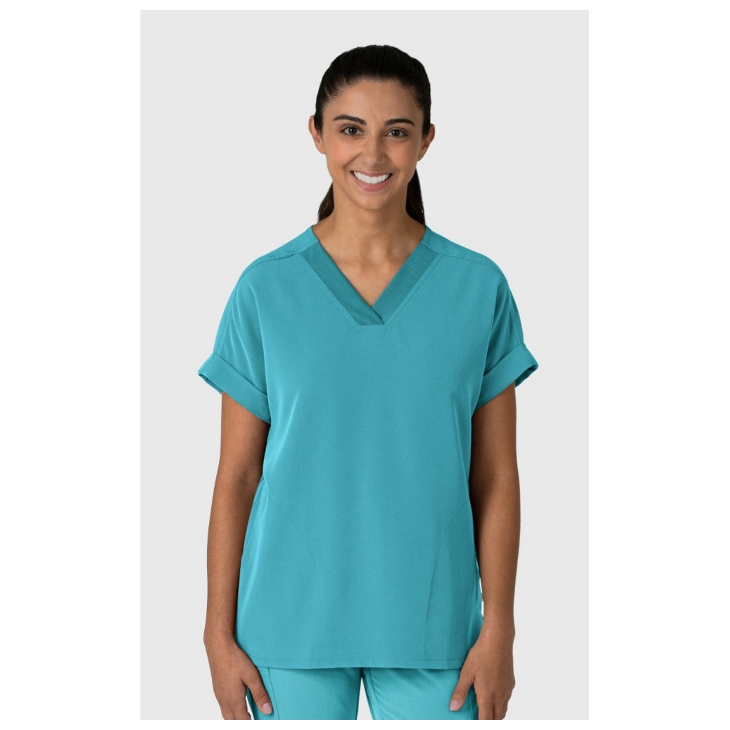 6232 Nova Drop Shoulder Boxy Top by WINK