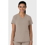 6132 Nova Flex-n-Reach 3 Pocket V-Neck Top by WINK