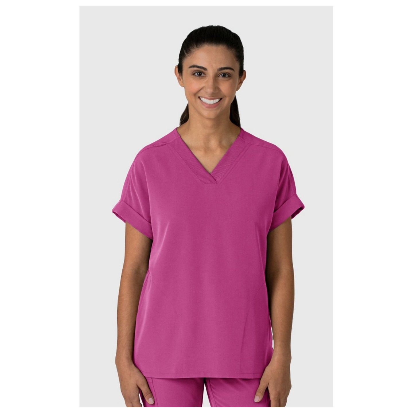 6232 Nova Drop Shoulder Boxy Top by WINK