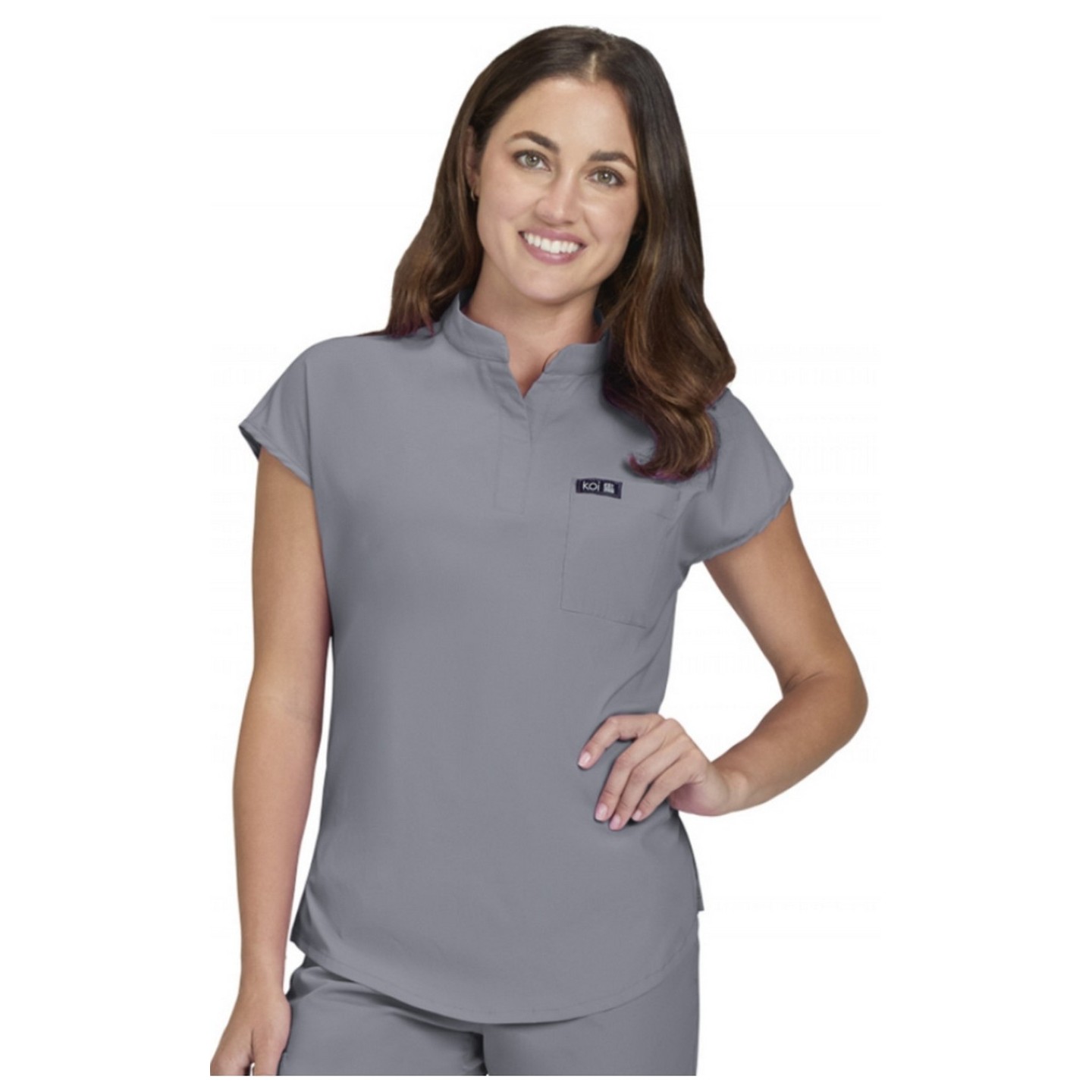 1093 koi Basics Haut Ari à Encolure Fendue 