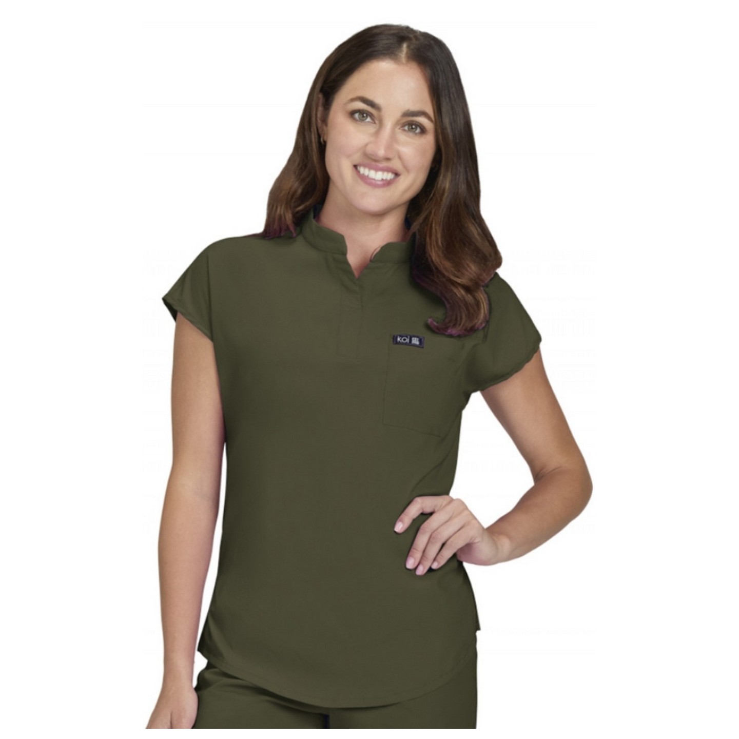 1093 koi Basics Haut Ari à Encolure Fendue 