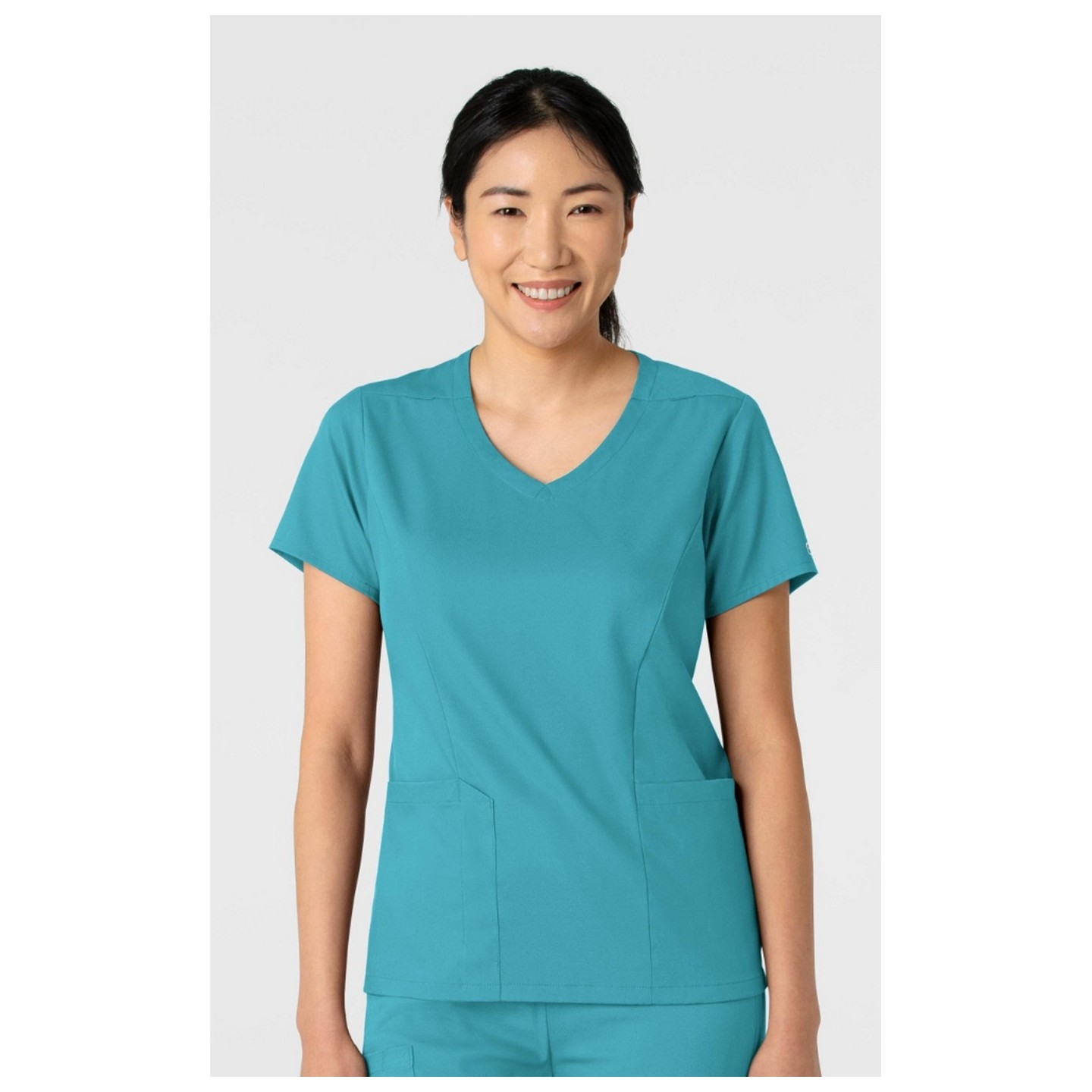 6251 Boundless Haut à Col en V Incurvé avec 3 Poches by WINK