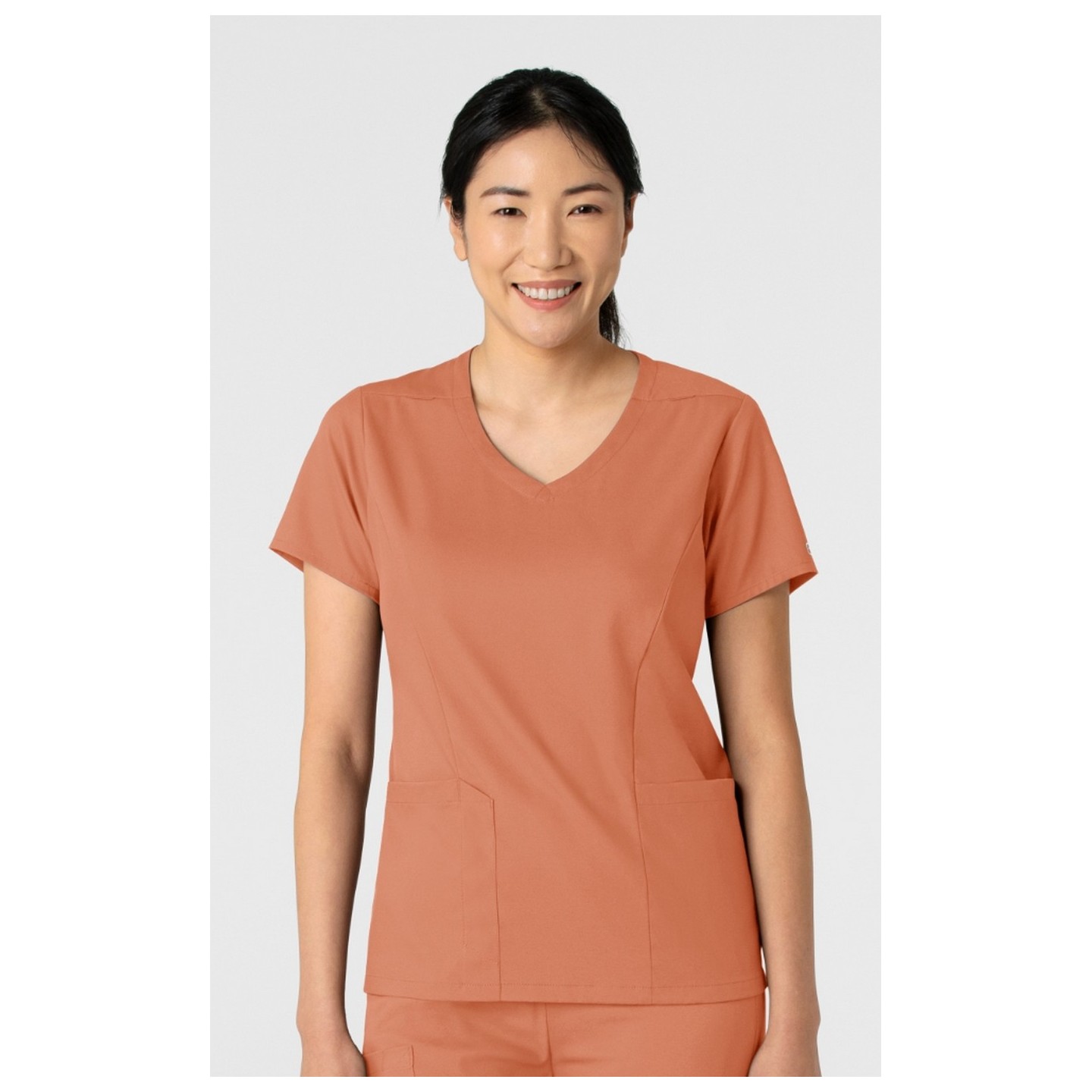 6251 Boundless Haut à Col en V Incurvé avec 3 Poches by WINK